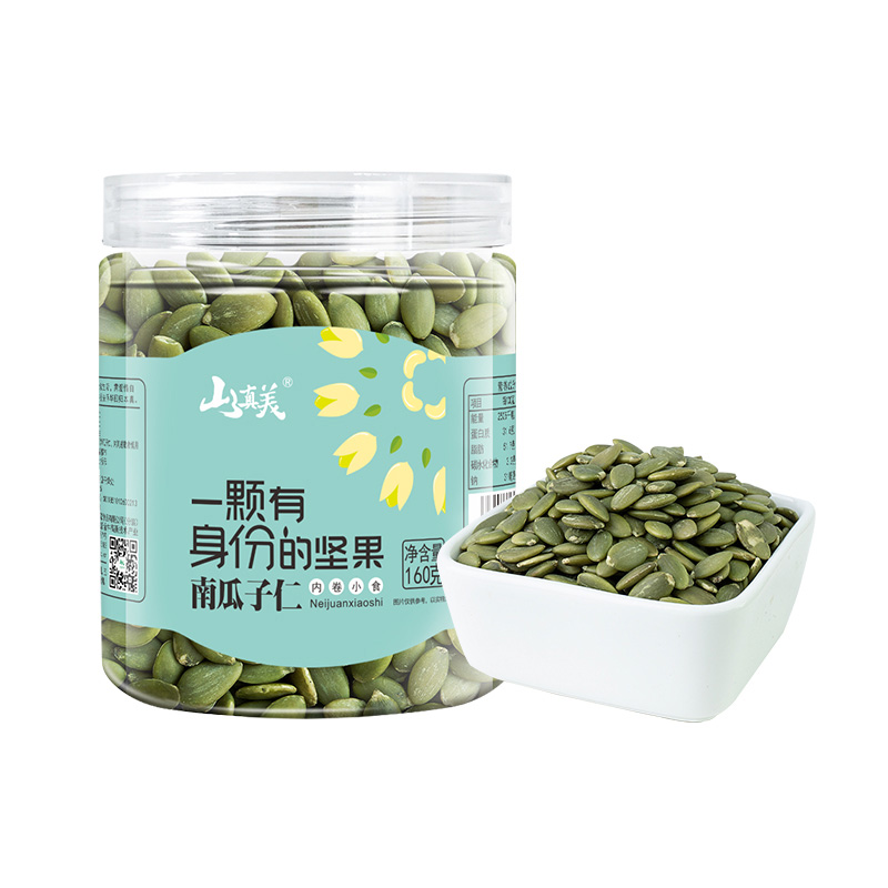 山真美山真美南瓜子仁160g（新罐裝）